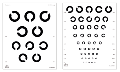 Alphabets Eye Testing Chart, Plastic
