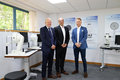 From left: Simon Hawkins, Managing Director Mainline Instruments, Fred Sirot, Western Europe Area Manager at OCULUS Optikgeräte GmbH, Jack Hawkins, Business Development Director, Mainline Instruments